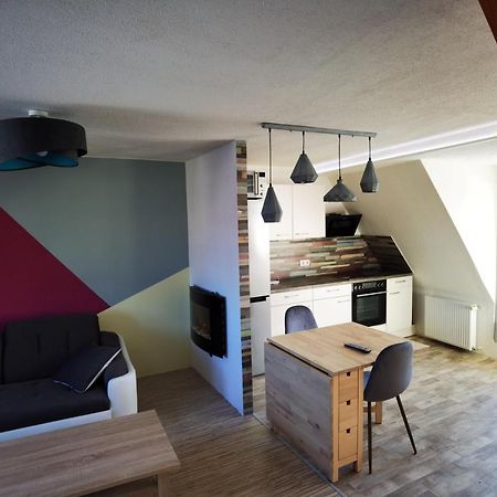 Gemuetliche Dachwohnung Mit Kleiner Oder Grosser Dachterrasse Nebeneinander 볼미르스테트 외부 사진