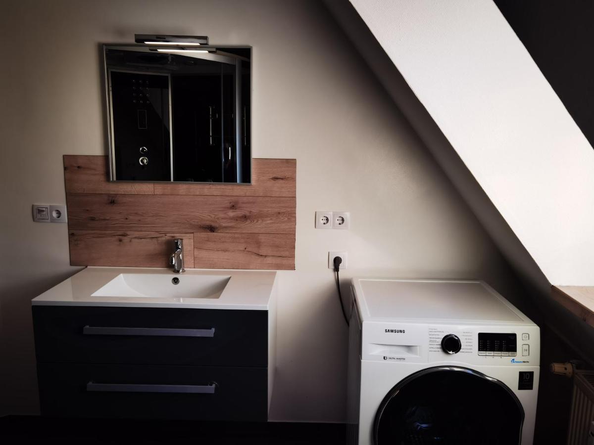 Gemuetliche Dachwohnung Mit Kleiner Oder Grosser Dachterrasse Nebeneinander 볼미르스테트 외부 사진