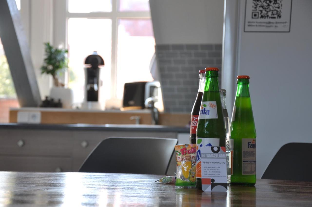 Gemuetliche Dachwohnung Mit Kleiner Oder Grosser Dachterrasse Nebeneinander 볼미르스테트 외부 사진